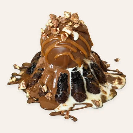Farina Arena Hot Fudge Cake