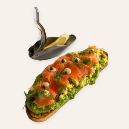 Farina Arena Salmon Avocado Toast